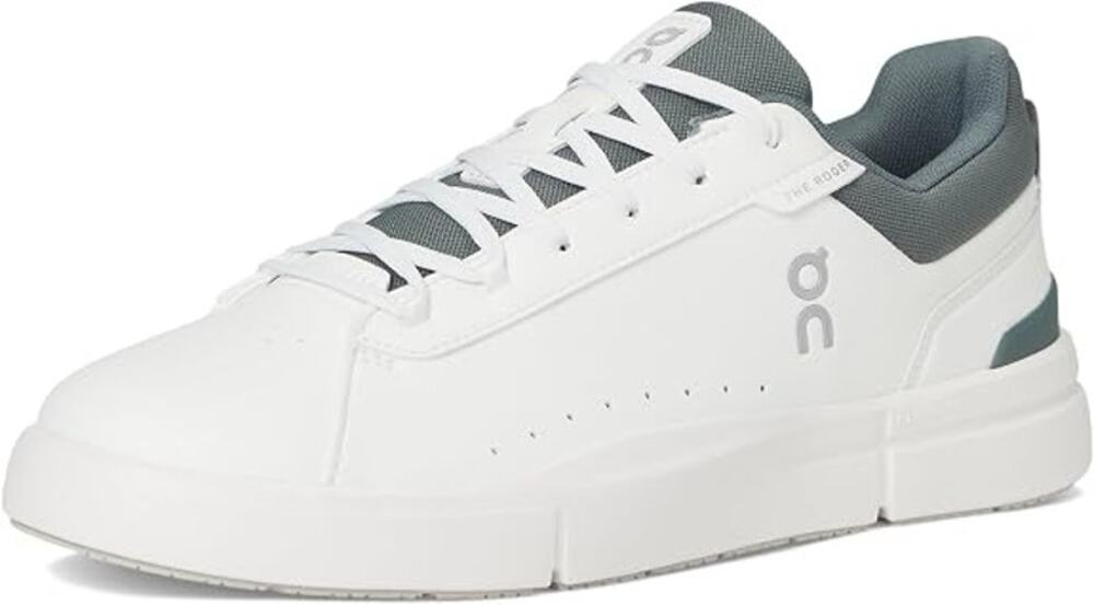NWT On The Roger Vegan Leather Lace-Up Advantage Sneaker White/Olive Men's 13
